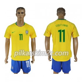 Koszulka Brazylia Philippe Coutinho 11 Główna Mistrzostwa Świata 2018 - Koszulki Piłkarskie