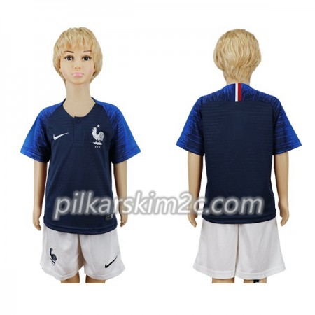 Koszulka Francja Dziecięca Główna Mistrzostwa Świata 2018 - Koszulki Piłkarskie