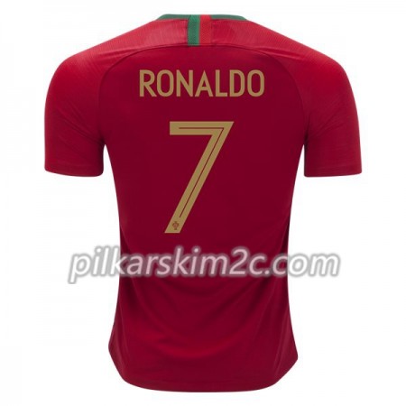 Koszulka Portugalia Cristiano Ronaldo 7 Główna Mistrzostwa Świata 2018 - Koszulki Piłkarskie