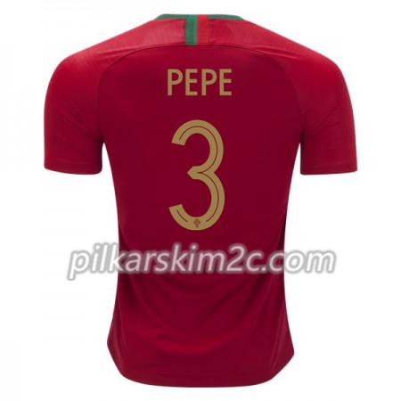Koszulka Portugalia Pepe 3 Główna Mistrzostwa Świata 2018 - Koszulki Piłkarskie